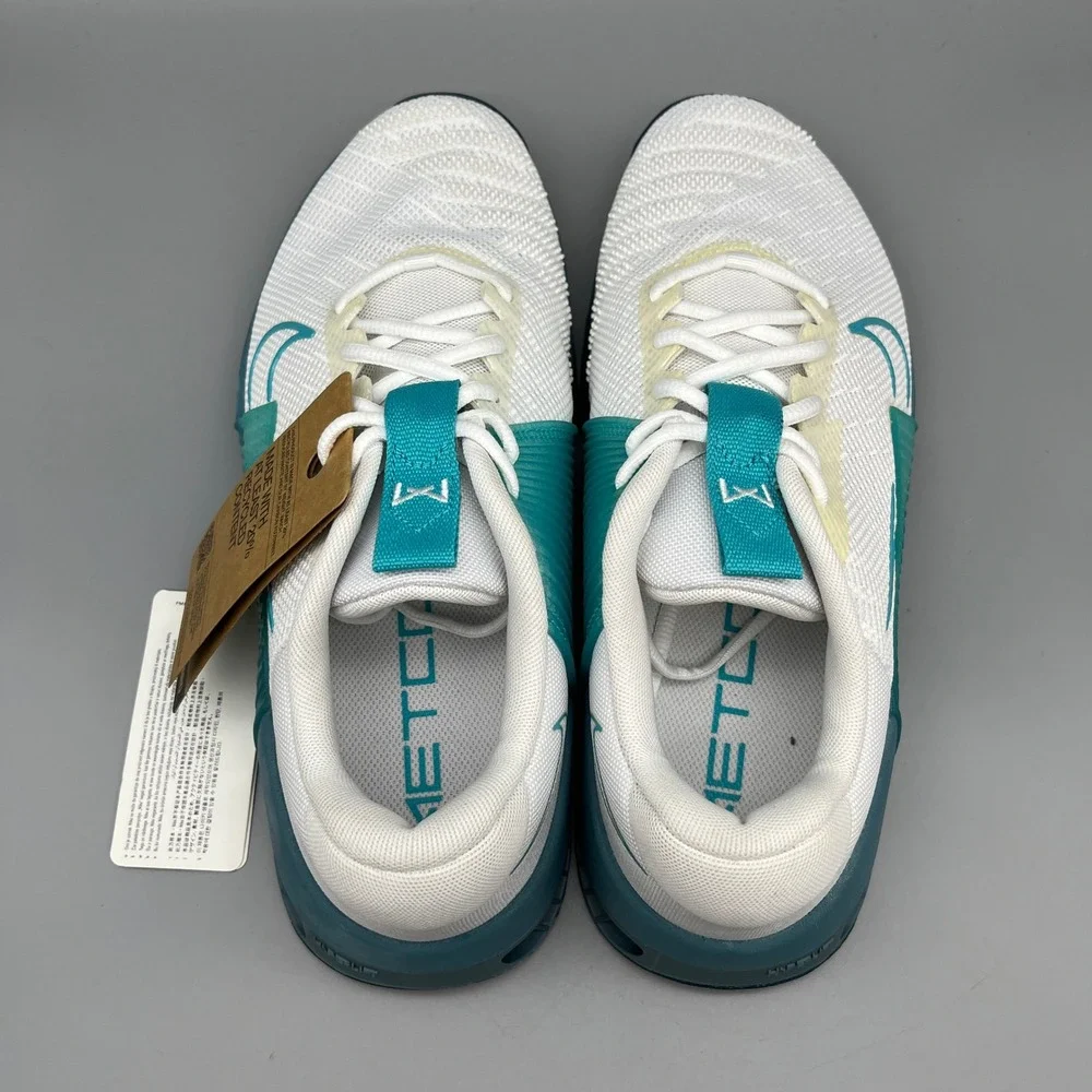 Nike Metcon 9 Mens 10 Training Shoes White Dusty Cactus DZ2617-105 Gym Workout